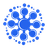 Isotipo de Nodequity: nodos conectados en red